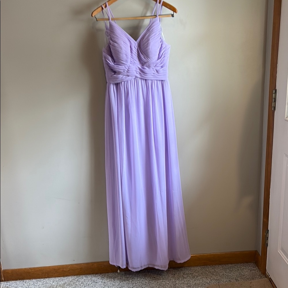 FORMAL LAVENDER DRESS SIZE 6 AZAZIE BRAND
